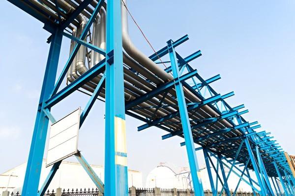 Manufacturing Process With Piping System and Steel Structure Internship