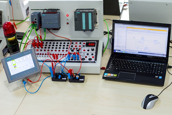 Industrial Automation using PLC With Mechatronics